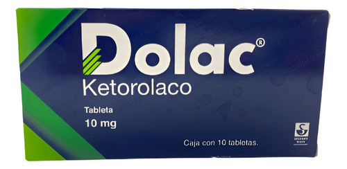 Dolac (ketorolaco) Pack De 4 Cajas Con 10 Tabletas De 10mg