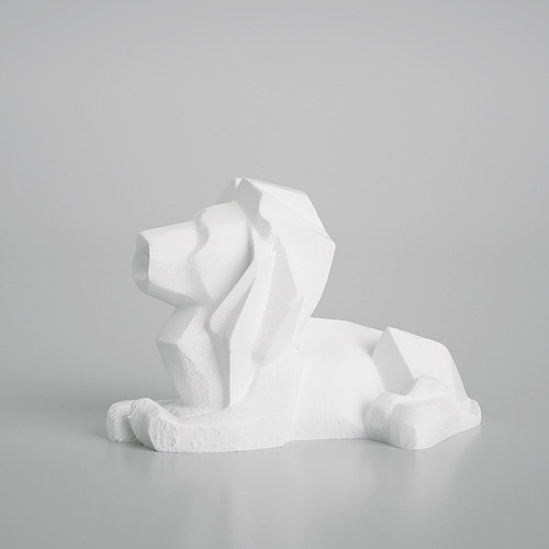 León Estatua Silicona Molde Diy Arcilla Epoxi Llavero