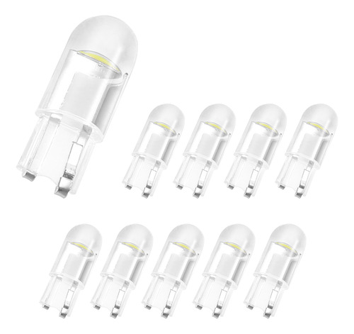Lámpara De Techo De Lectura Led T10 W5 W Cob Para Coche, 10