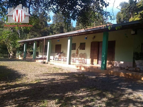 Chácara Rica Em Água Com Lago, 04 Dormitórios À Venda, 10000 M² Por R$ 640.000 - Pedra Bela/sp - Ch0250