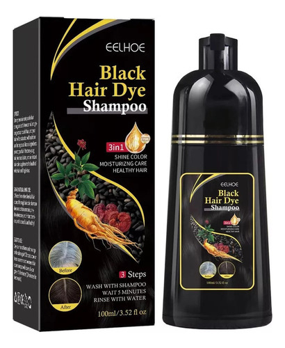 . Champús Instantáneos Para Teñir El Pelo Negro