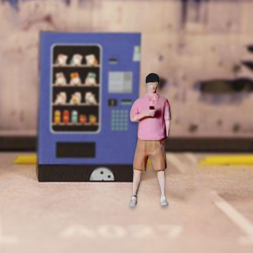 1/64 Figura Diorama Diorama Tiny People Freestanding