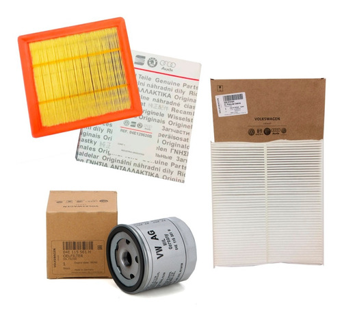 Kit Filtro Aceite Aire Habitaculo Vw Polo Msi 1.6 2022 2023