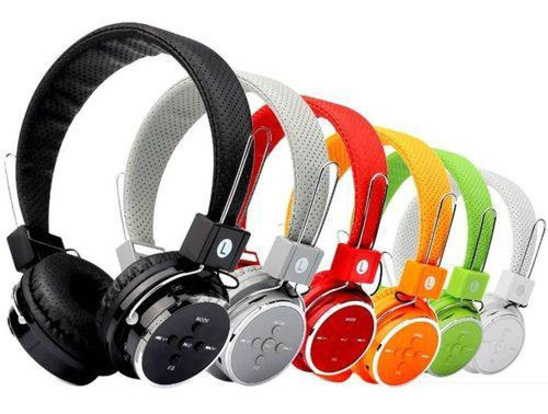 Fone De Ouvido Bluetooth Fm Sem Fio B05 Headfone Cor Preto