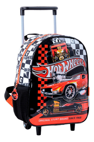 Mochila Hot Wheels Carro 12 Jardin Carrito Rojo