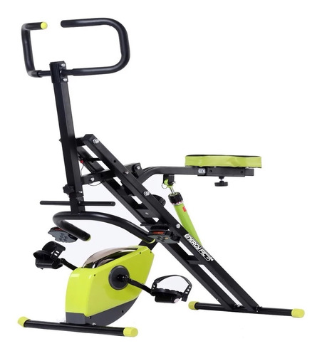 Ejercitador Crunch + Bicicleta Magnetica 2 En 1 Full Body 