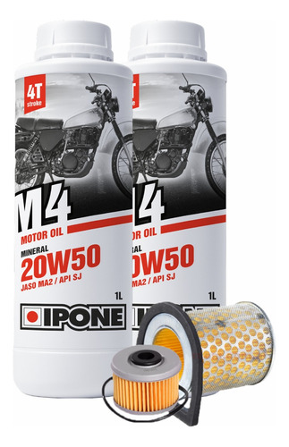 Kit Filtros Aire Aceite Honda Twister Cbx 250 + Mineral M4