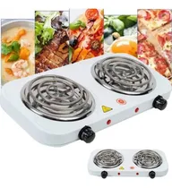Comprar Anafe Cocinilla Eléctrica Dos Espirales De 1700w Quemadores Doble Alta Calidad Everest