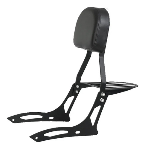 Sissy Bar Encosto Modelo Fixo Shadow 750 2011/2014 Preto