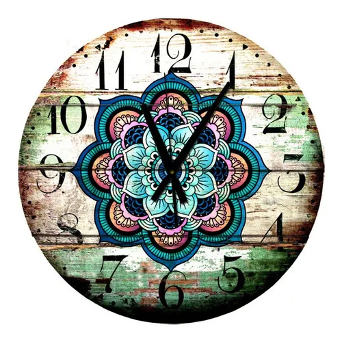 Reloj de online pared mandala