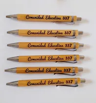 Comprar 10 Lapiceras Bamboo Personalizado Grabado Láser Igual Diseno