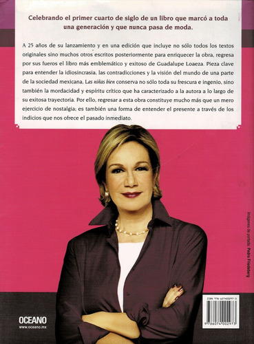 Las Niñas Bien: 25 Años Después, De Loaeza, Guadalupe. Editorial Oceano, Tapa Blanda, Edición 1 En Español, 2010