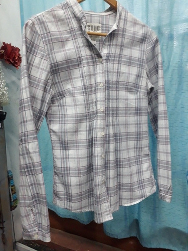 Camisa Soho Mujer .escocesa Impecable. T.42