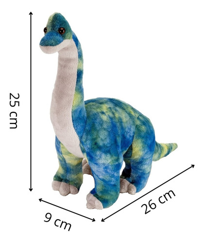 Peluche Wild Republic Dinosaurio Mini Brachiosaurus Jurassic Verde