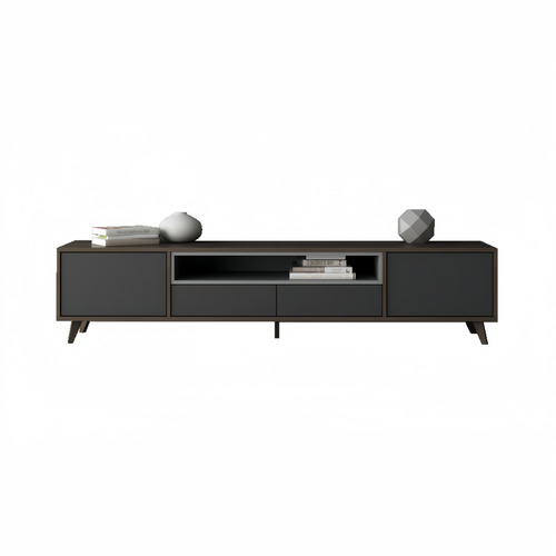 Mueble Para Televisión Estilo Nórdico Minimalista 240x40x44