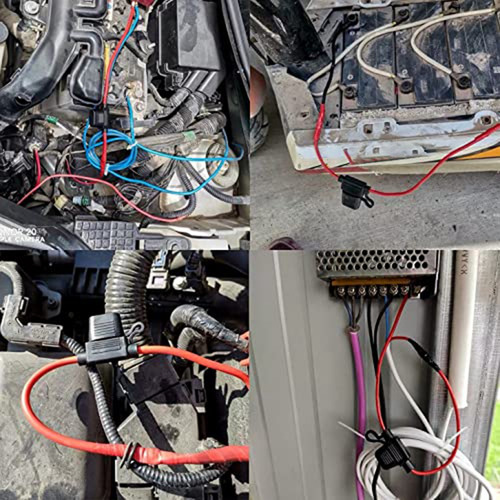 Portafusibles 10 Awg - Fusible En Línea 40 Amp
