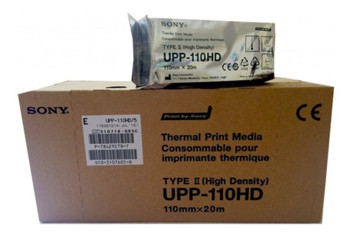 Papel Para Impresora Ultrasonido Sony Upp-110hd (10 Rollos)