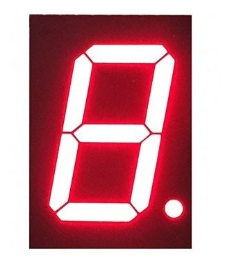 5 Piezas Display 7 Segmentos Rojo Anodo Comun
