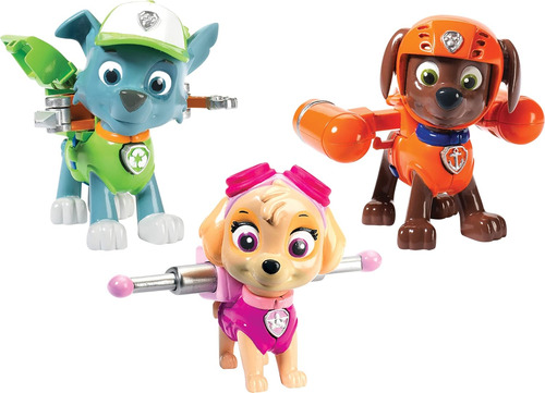Paw Patrol - Action Pack Cachorros Figura Set, Rocky