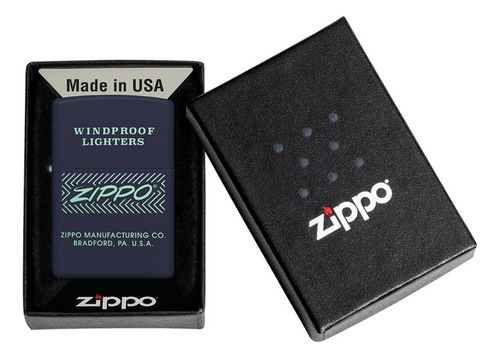 Encendedor Zippo Windproof Lighter Azul Zp48708