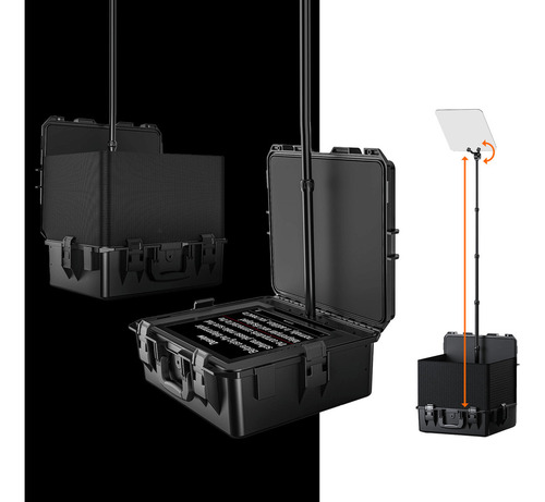 Teleprompter Portátil Desview Tp200 Com Monitor 17' Hdmi Sdi 127/220v