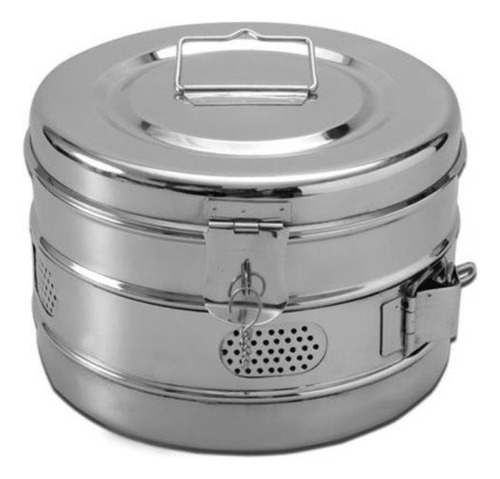 Algodonero / Tambor Para Gasa Acero Inox 16 X 12