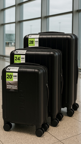 Set 3 Valijas Rigidas Expandibles 8 Ruedas Abs Candado Tsa