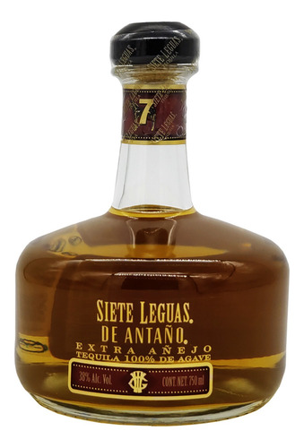 Pack De 6 Tequila 7 Leguas D'antaño Extra Añejo 750 Ml