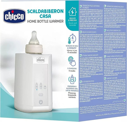 Calentador De Biberones Digital Chicco Blanco