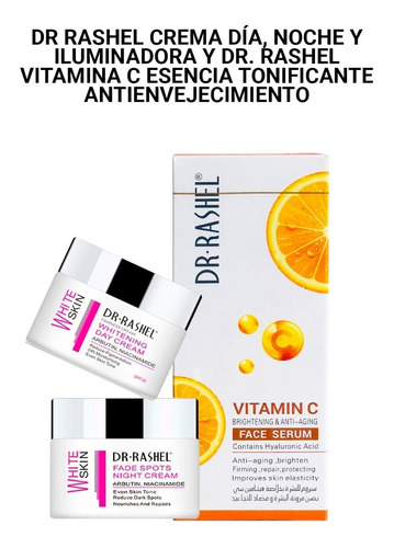 Crema Día, Noche Y Vitamina C Esencia Tonificante