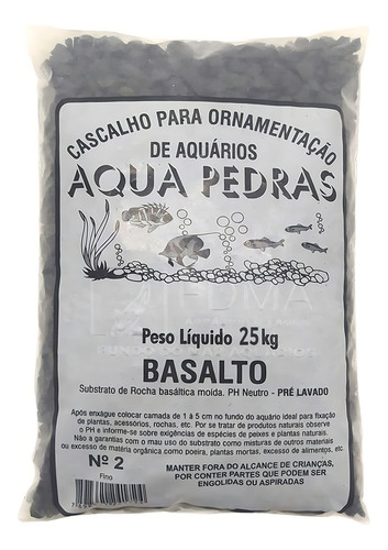 Grava * Basalto No. 2, fino, 25 kg
