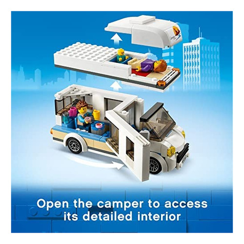 Set Juguete De Construcción Lego City Camper Van 60283