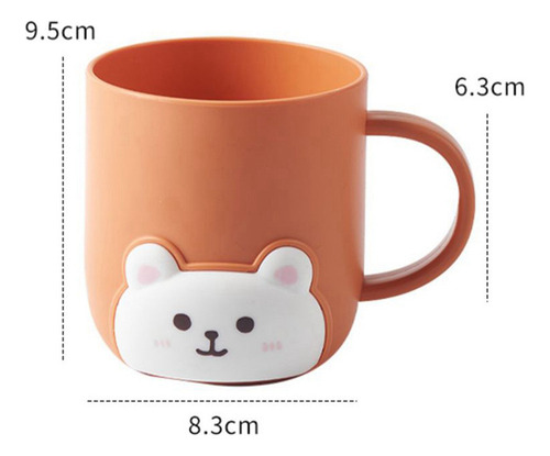 Taza De Cepillo De Dientes Con Dibujos Animados Para Baño