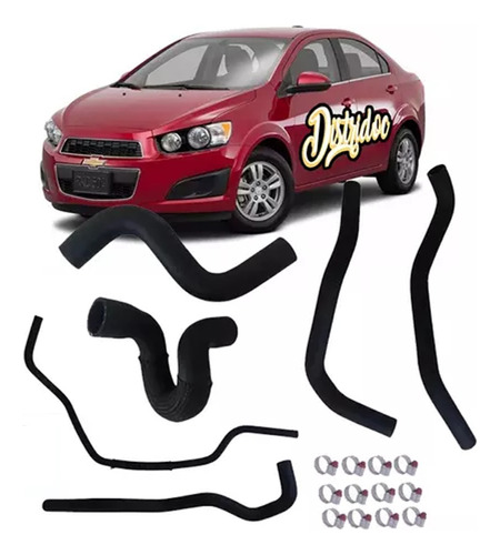 Kit De Mangueras Agua Radiador Chevrolet Sonic 1.6 16v