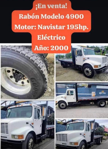 Camión Internacional 4900 Plataforma Motor Navistar