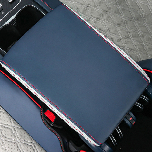 Center Auto Interior Impermeable Vehículo Azul Y Blanco