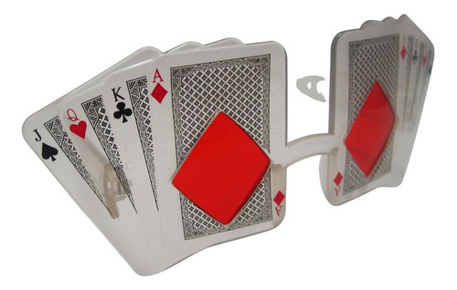 Anteojo Poker Con Cartas Naipes Cotillon