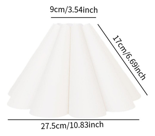 Cubierta De Luz De Piso Para La Lámpara De La 9x27.5x17cm