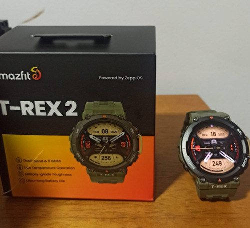 Smartwatch Amazfit T-rex 2 Certificacion Militar Amoled Hd