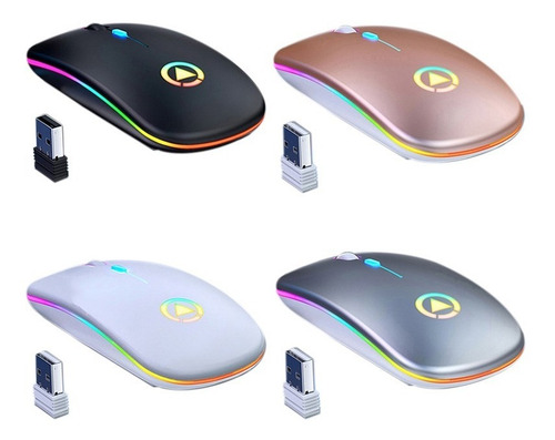 Mouse Inalambrico Recargable Gaming Silent Mode