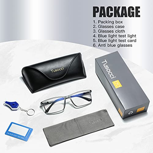Tusocci Gafas Bloqueadoras De Luz Azul, Uso En Computadora/j