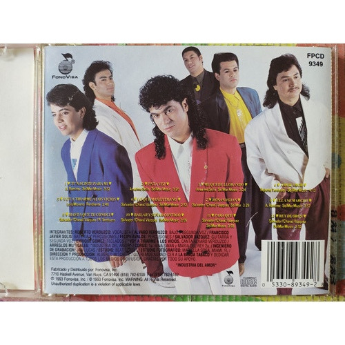 Industria Del Amor Cd Verano De Amor Imp V (Usado)