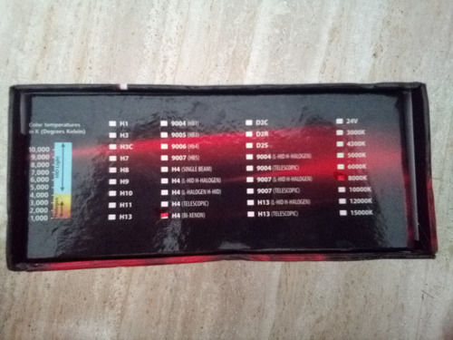 Luces Hid H4, 8000k