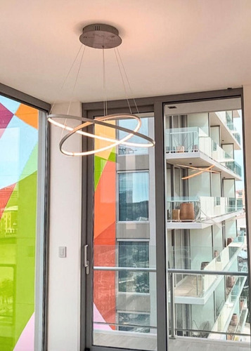 Colgante Aro Circular Led 60cm Luz Calida Buena Luz
