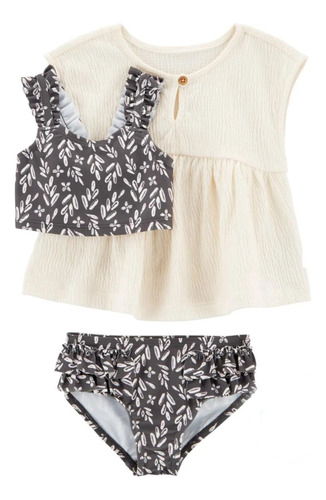 Traje De Baño Bebé Niña Set Conjunto Alberca - Carters 