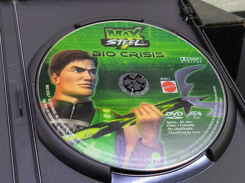 Dvd Max Steel Bio Crisis Mattel Usado Original (Usado)