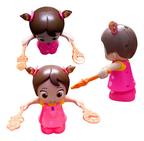 Brinquedo Infantil Boneca Da Pirueta Com Luzes Som E Música