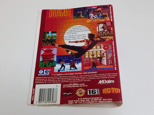 Dragon: Bruce Lee Story Original Para Mega Drive