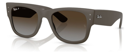 Lentes De Sol Mega Wayfarer Polarizado Ray-ban Rb4840s6124t5