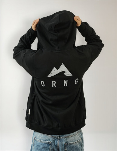 Campera Canguro Orgn Zip Hood Hombre Shop Senise Surf